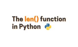 Len() Function in Python